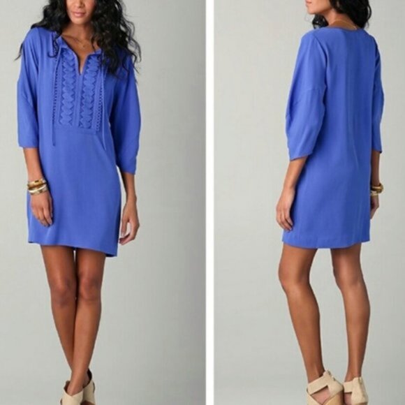 Diane Von Furstenberg Dresses & Skirts - NWT DVF Diane von Furstenberg Silk Iliana Dress – Periwinkle Blue Size 2